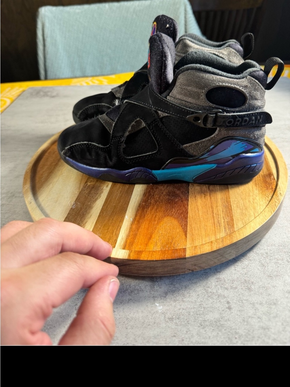 Jordan 8 Aqua 2025 Release Size 2.5 US